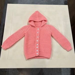 Hand knitted cardigan